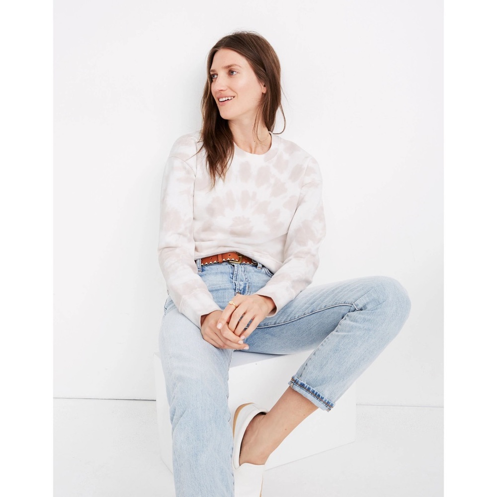 madewell crop sweatshirt